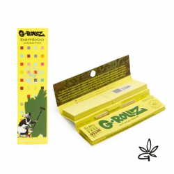 Feuille à rouler non blanchies King size + filtres Banksy bamboo - G-ROLLZ