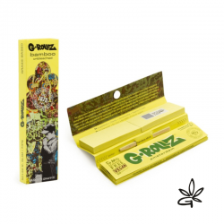 Feuille à rouler non blanchies King size + filtres Banksy bamboo - G-ROLLZ