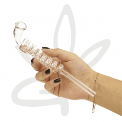 Pipe en verre Spirale 17cm - KAWUM 02915