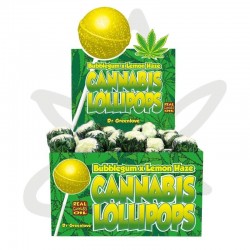 Sucette au cannabis Bubblegum x Lemon haze - Dr Greenlove - Edibles