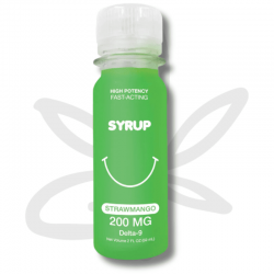 Syrup Delta 9 THC Straw Mango 200mg - Sweet Life - Sirop THC