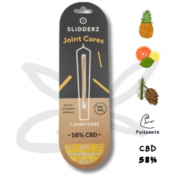 1 Joint Core Pineapple Haze 58% CBD - Slidderz - Concentré CBD