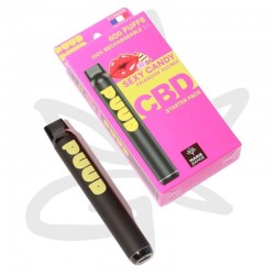 PUUD Sexy Candy 100mg CBD Full Spectrum 600 Puffs - Marie Jeanne - Puff CBD recheargeable