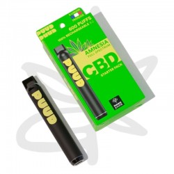 PUUD Amnesia 100mg CBD Full Spectrum 600 Puffs - Marie Jeanne - Puff CBD recheargeable