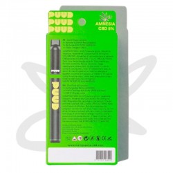 PUUD Amnesia 100mg CBD Full Spectrum 600 Puffs - Marie Jeanne - Puff CBD recheargeable