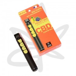 PUUD Fruizy Mix 100mg CBD Full Spectrum 600 Puffs - Marie Jeanne - Puff CBD recheargeable