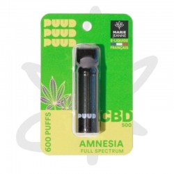 Cartouche PUUD Amnesia 100mg CBD Full Spectrum 600 puffs - Marie Jeanne - E liquide CBD