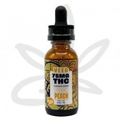 Huile delta 9 THC Peach 75mg  30ml - VEED