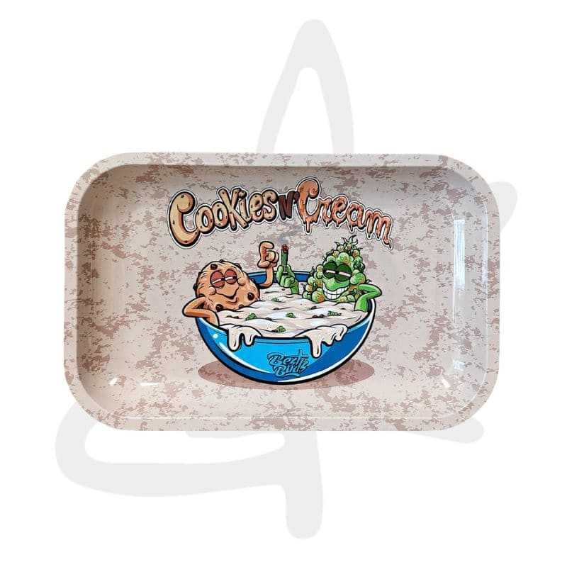 Plateau à rouler Cookies and Cream 17 x 28cm - Best buds - Accessoire cannabis