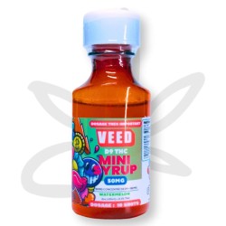 Mini Syrup "Watermelon" 50mg Delta 9 THC 60ml - VEED - Sirop THC