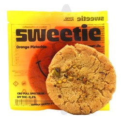 Space cookie Sweetie "Orange Pistachio" 50mg Delta 9 THC - Puffy - Edibles