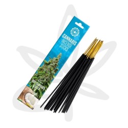 Encens 15 sticks- Dry Cannabis Leaves & Coconut -Multitrance Amsterdam