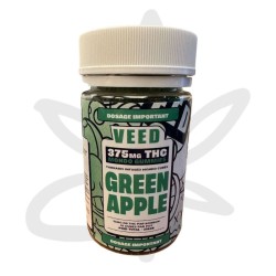 Gummies THC Green Apple 375mg delta 9 THC x15 - VEED - Edibles