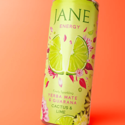 Canette 25 cl JANE Energy - Citron, Cactus & Mate & Guarana