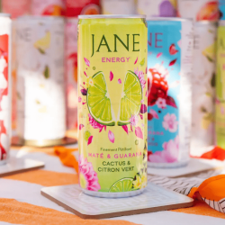 Canette 25 cl JANE Energy - Citron, Cactus & Mate & Guarana