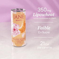 Canette 25 cl JANE Beauty - Clementine, Rose & Lipowheat