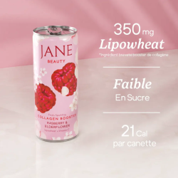 Canette 25 cl JANE Beauty - Framboise, Sureau & Lipowheat