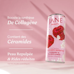 Canette 25 cl JANE Beauty - Framboise, Sureau & Lipowheat