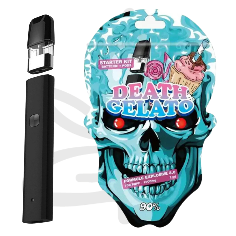 Kit Vape MCP-S "Death Gelato" Muscimole 40mg + 90% MCP-N​