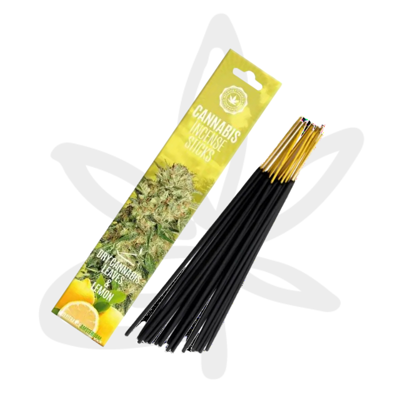 Encens 15 sticks- dry cannabis leaves & lemon - Multitrance Amsterdam