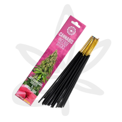 Encens 15 sticks- dry cannabis leaves & Bubblegum - Multitrance Amsterdam