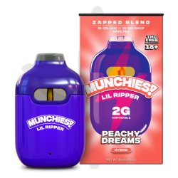 Vape Munchies "Peachy Dreams" 2g 10-OH-HHC + 10-OH-HHCP - Lil Ripper