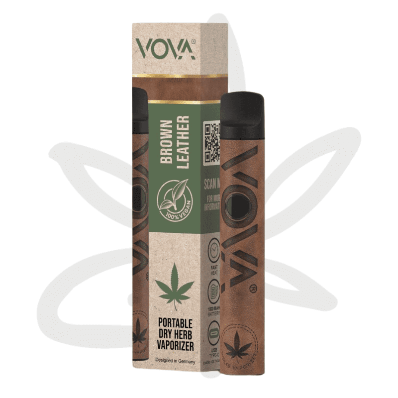 Vaporisateur portable "Brown leather" - VOVA