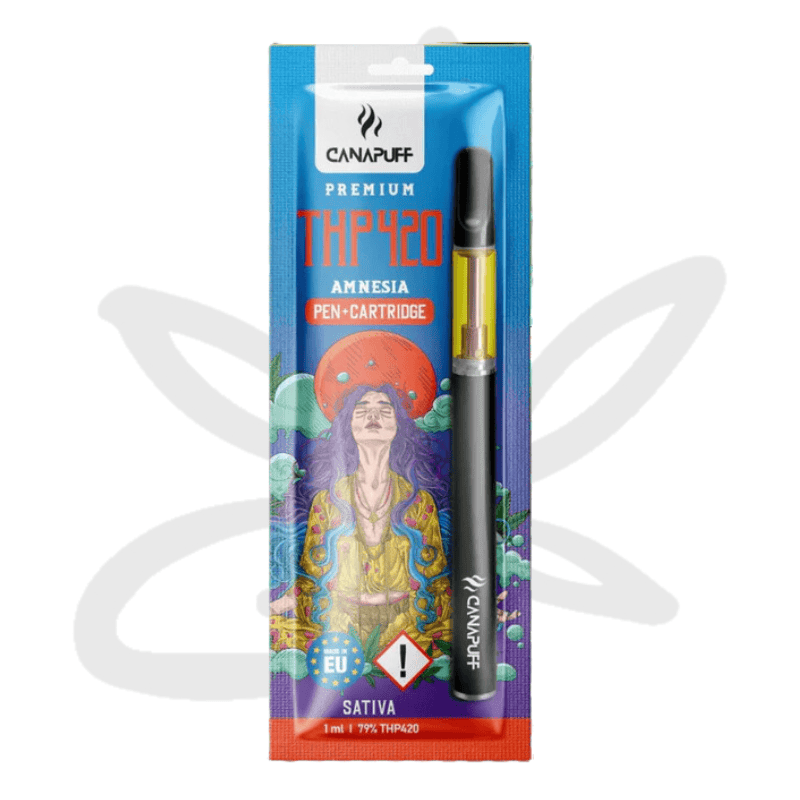 CanaPuff Pen+Cartridge 79% PREMIUM THP420 "AMNESIA" 1ML