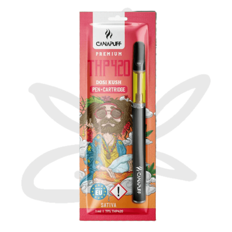 CanaPuff Pen+Cartridge 79% PREMIUM THP420 "DOSI KUSH" 1ML