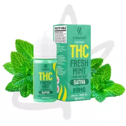E liquide THC 89mg "Fresh Mint" 30ml - Canapuff